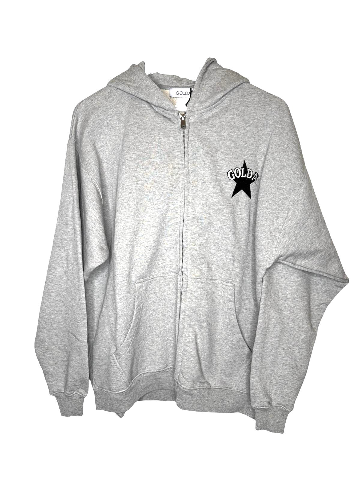 Sheriff Hoodie Zip Heather Grey