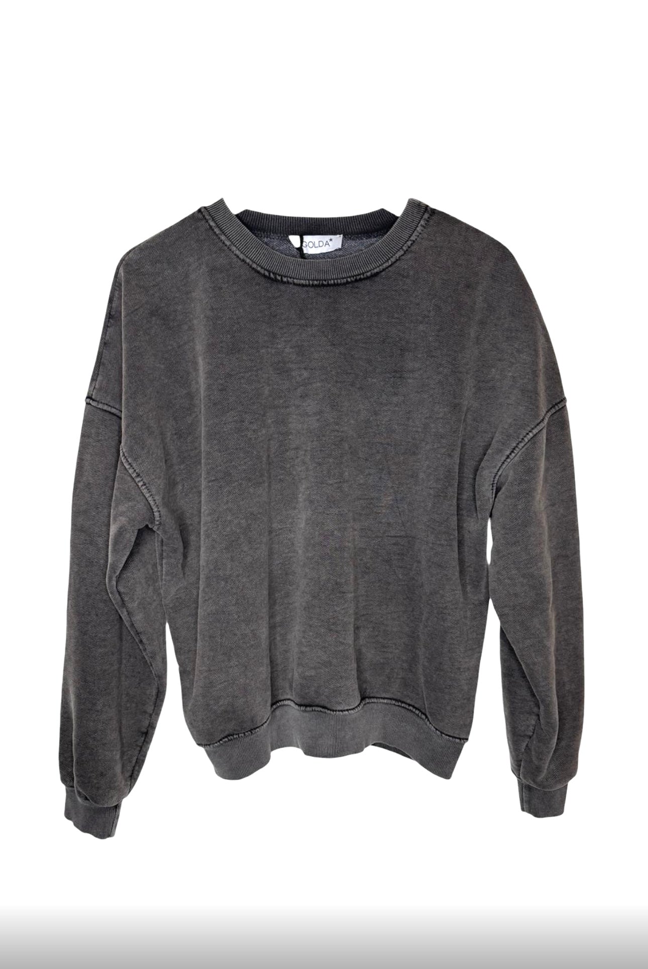 Colored Crewneck Vintage Black