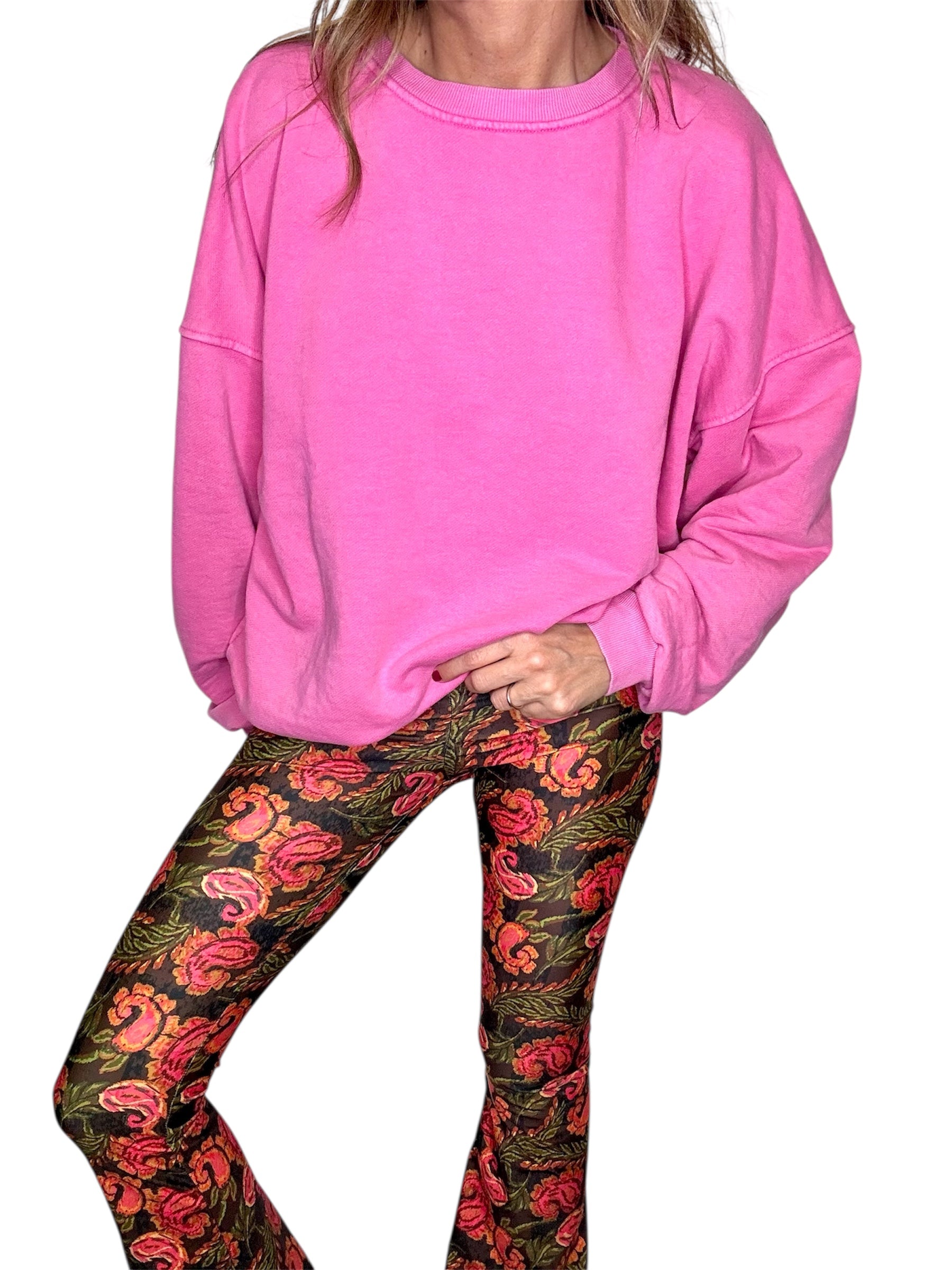 Colored Crewneck Pink