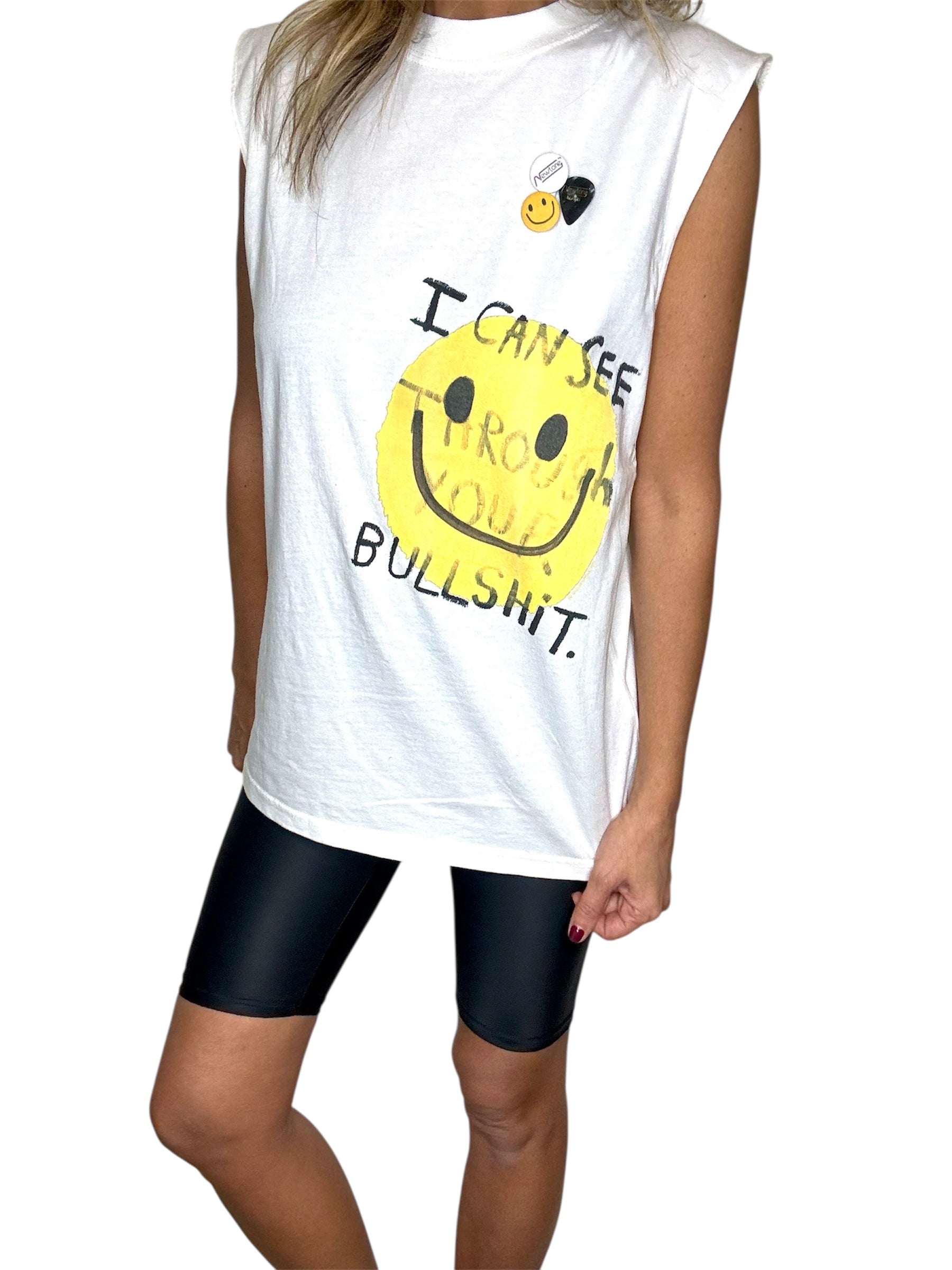 Bullshit T-Shirt Dirty White