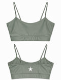 Yoga Brassière Fines Bretelles Jeep Mat