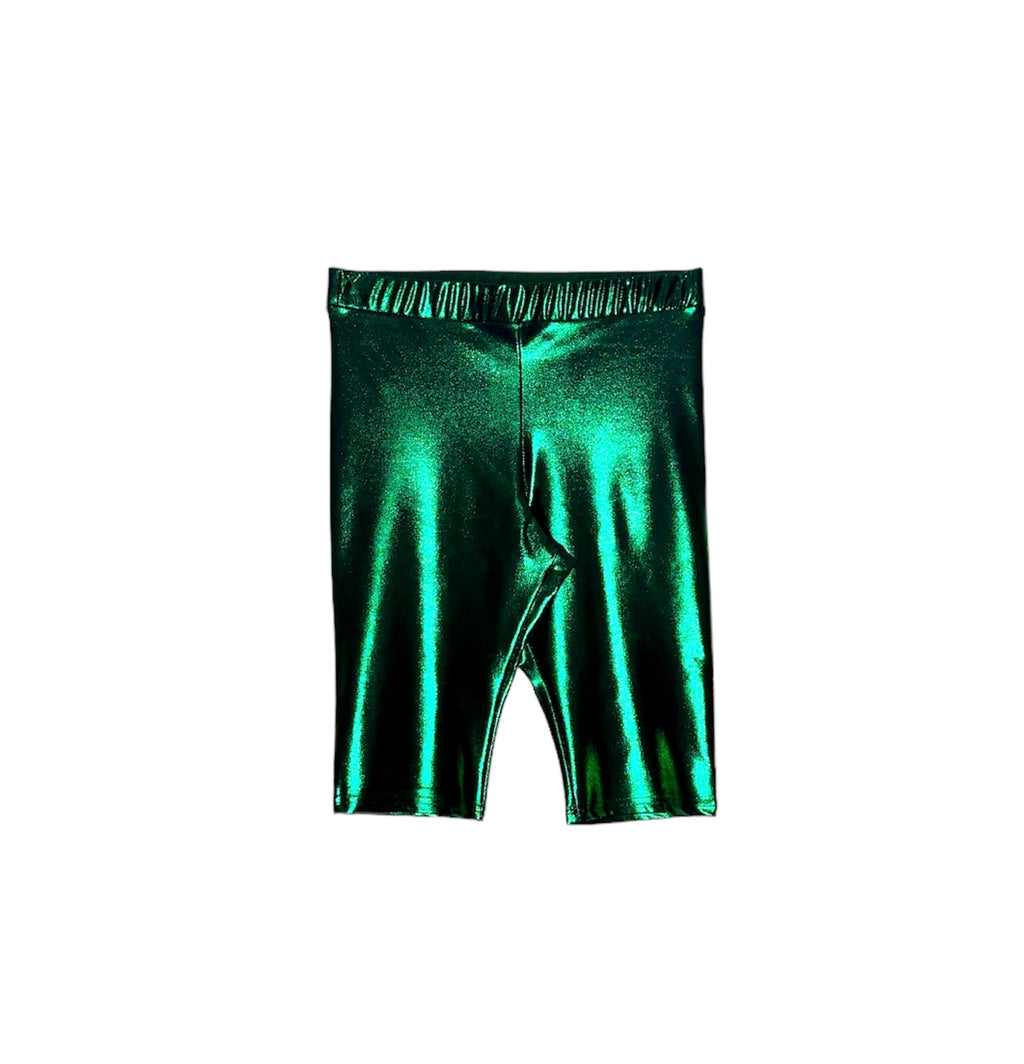 Glitter Biker Green