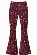 Yoga Patte d'éléphant Leopard Wine