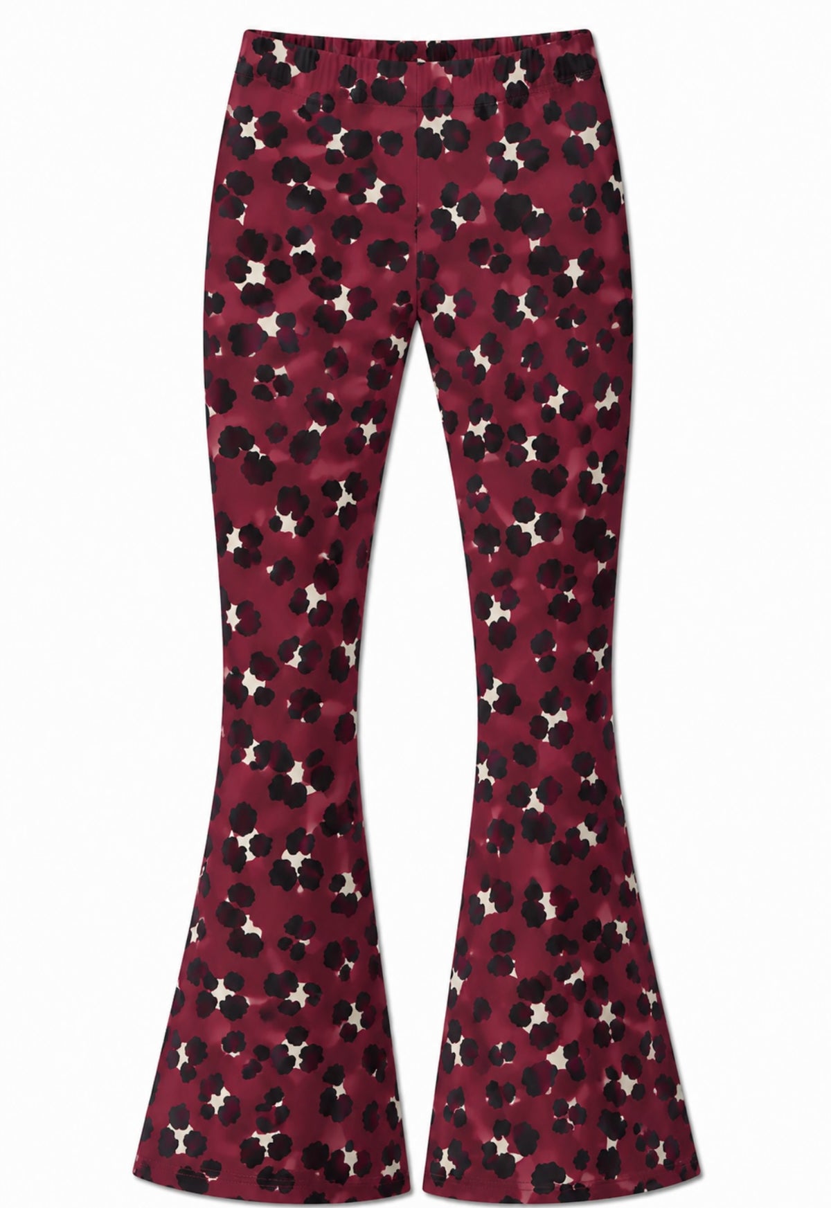 Yoga Patte d'éléphant Leopard Wine