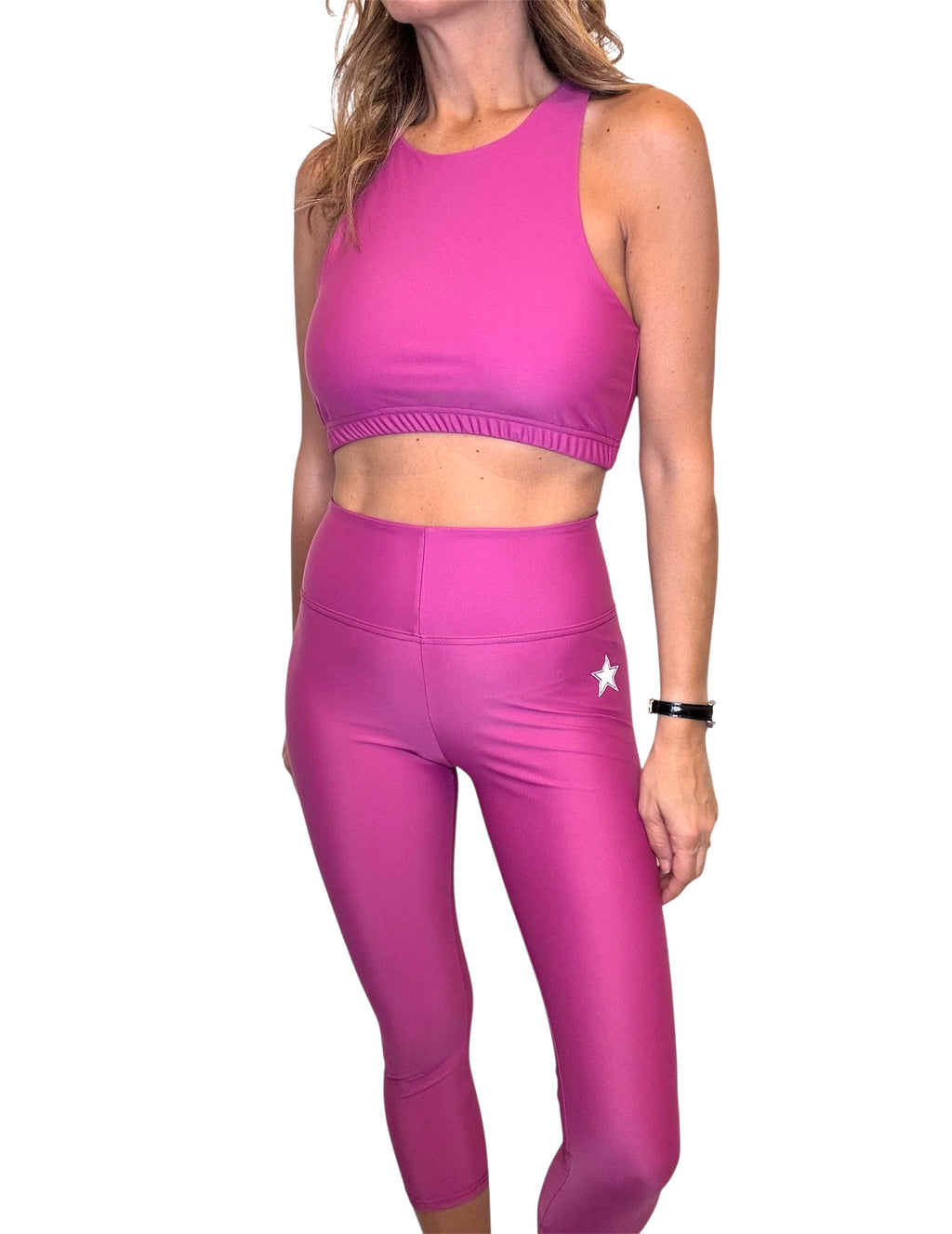 Yoga Capri Rasberry Mat