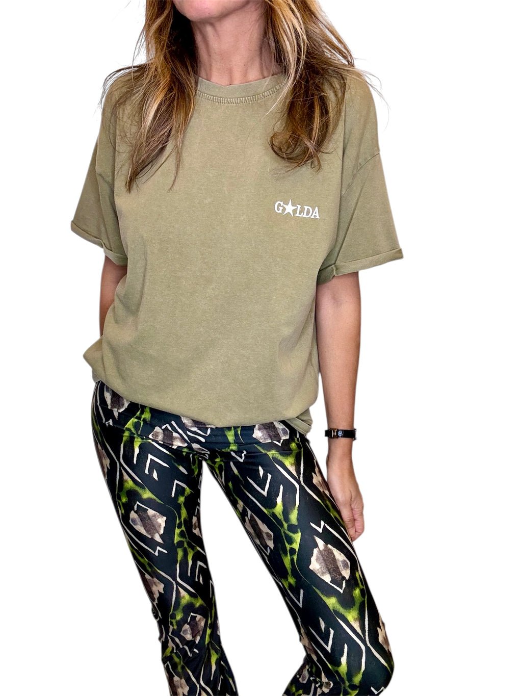 Basic T-Shirt Vintage Kaki