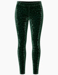 Velvet Crushed Legging Forest