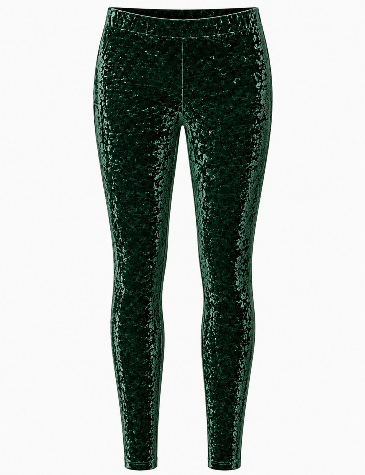 Velvet Crushed Legging Forest