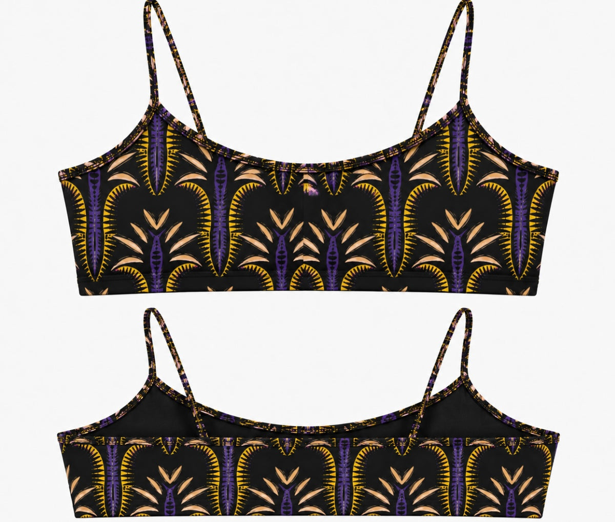 Yoga Brassière Fines Bretelles Lys
