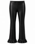 Yoga Ruffles Black Shiny