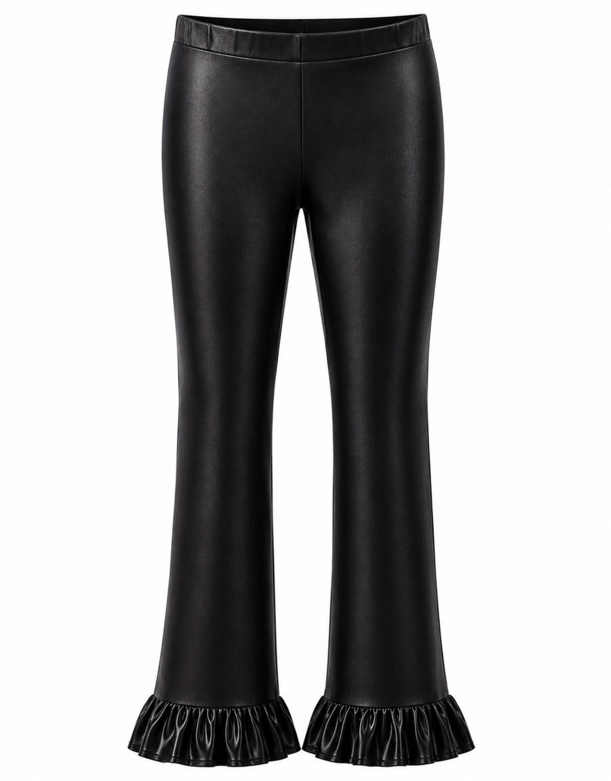 Yoga Ruffles Black Shiny