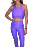 Yoga Legging Purple Mat