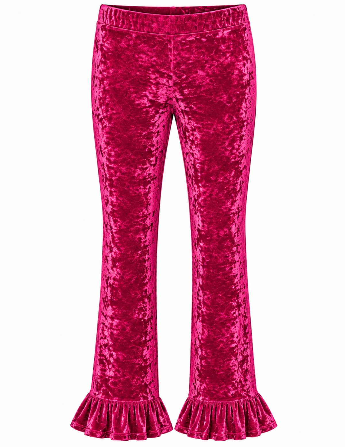 Velvet Crushed Ruffles Camelia