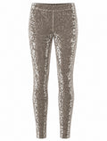 Velvet Crushed Legging Grey