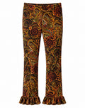 Velvet Prints Ruffles Goldian