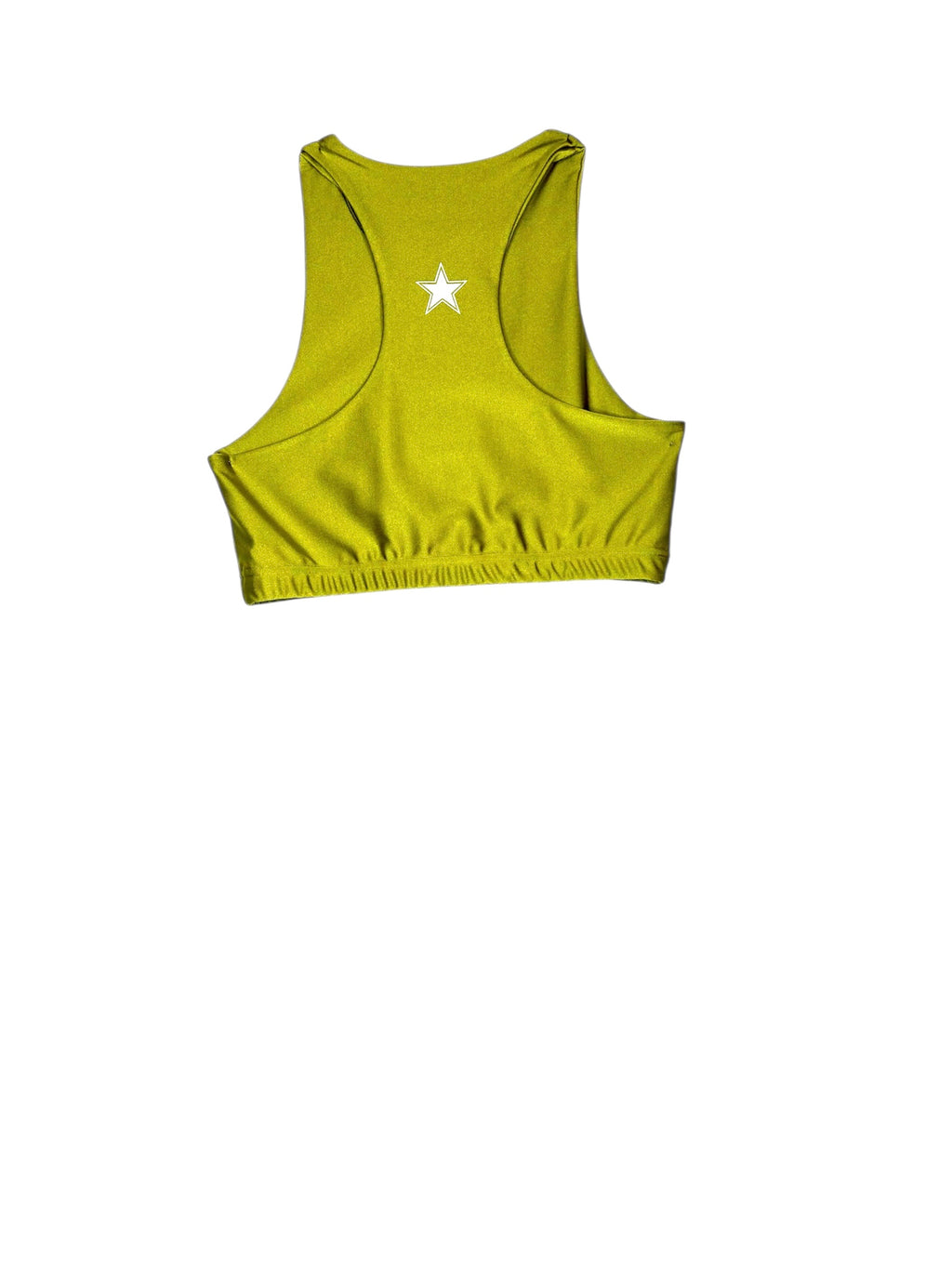 Yoga Brassière Olive Shiny