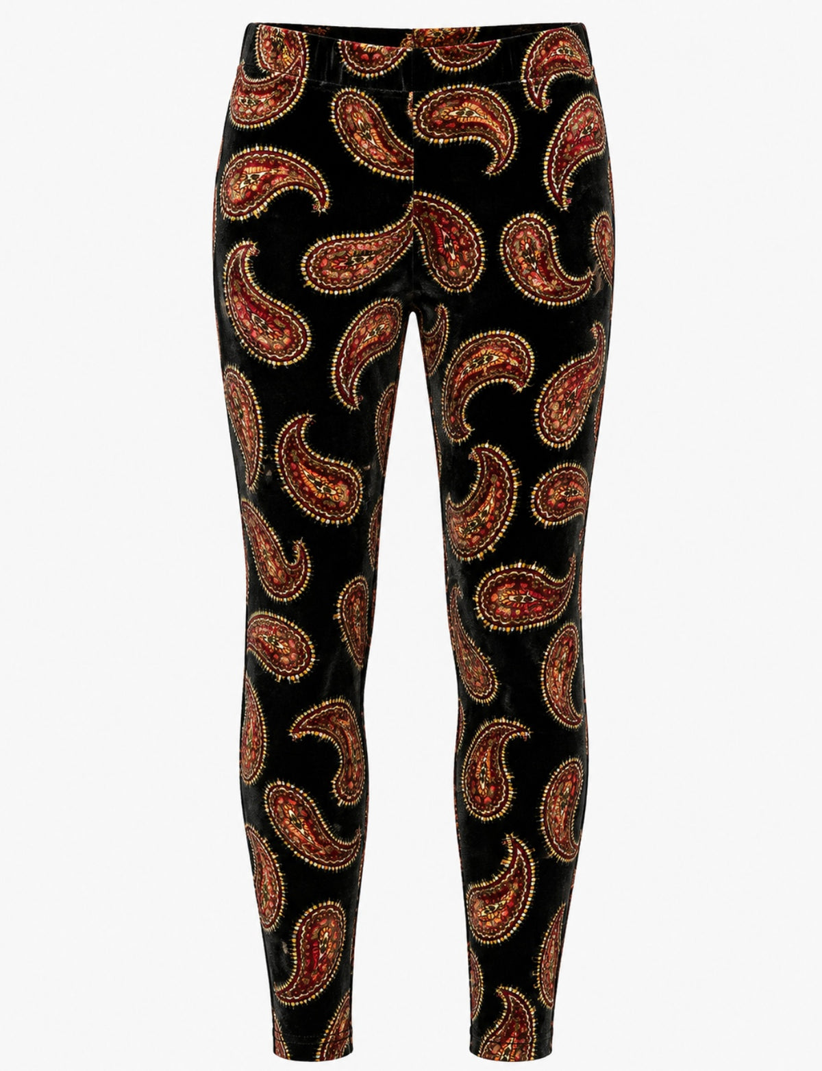 Velvet Prints Legging Paiswine