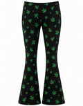 Velvet Prints Patte d'éléphant Weed