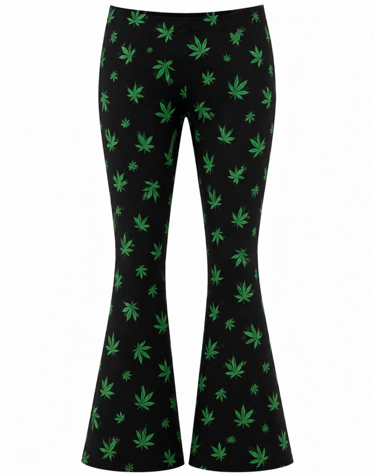 Velvet Prints Patte d'éléphant Weed