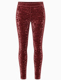 Velvet Crushed Legging Brick
