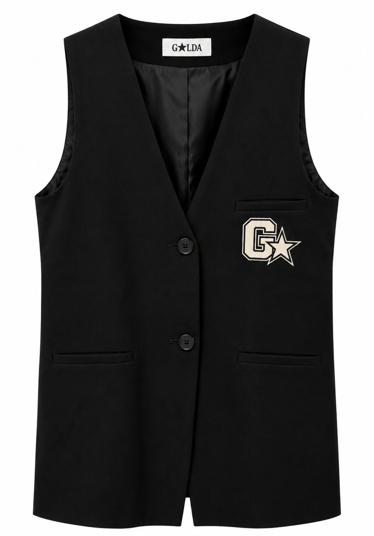 Big Logo Veste Sans Manches Black