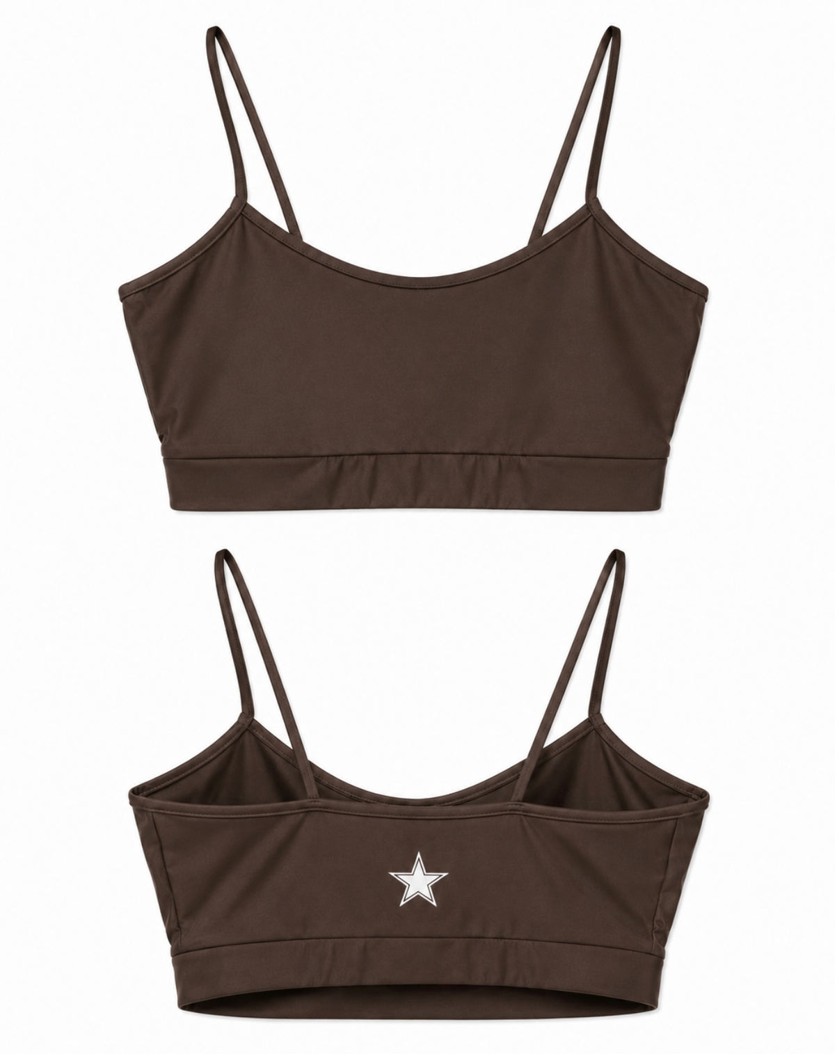 Yoga Brassière Fines Bretelles Expresso Mat