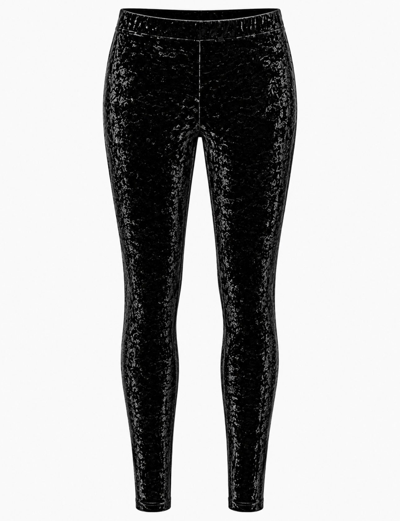 Velvet Crushed Legging Black