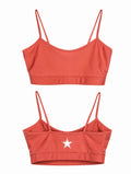 Yoga Brassière Fines Bretelles Brick Shiny
