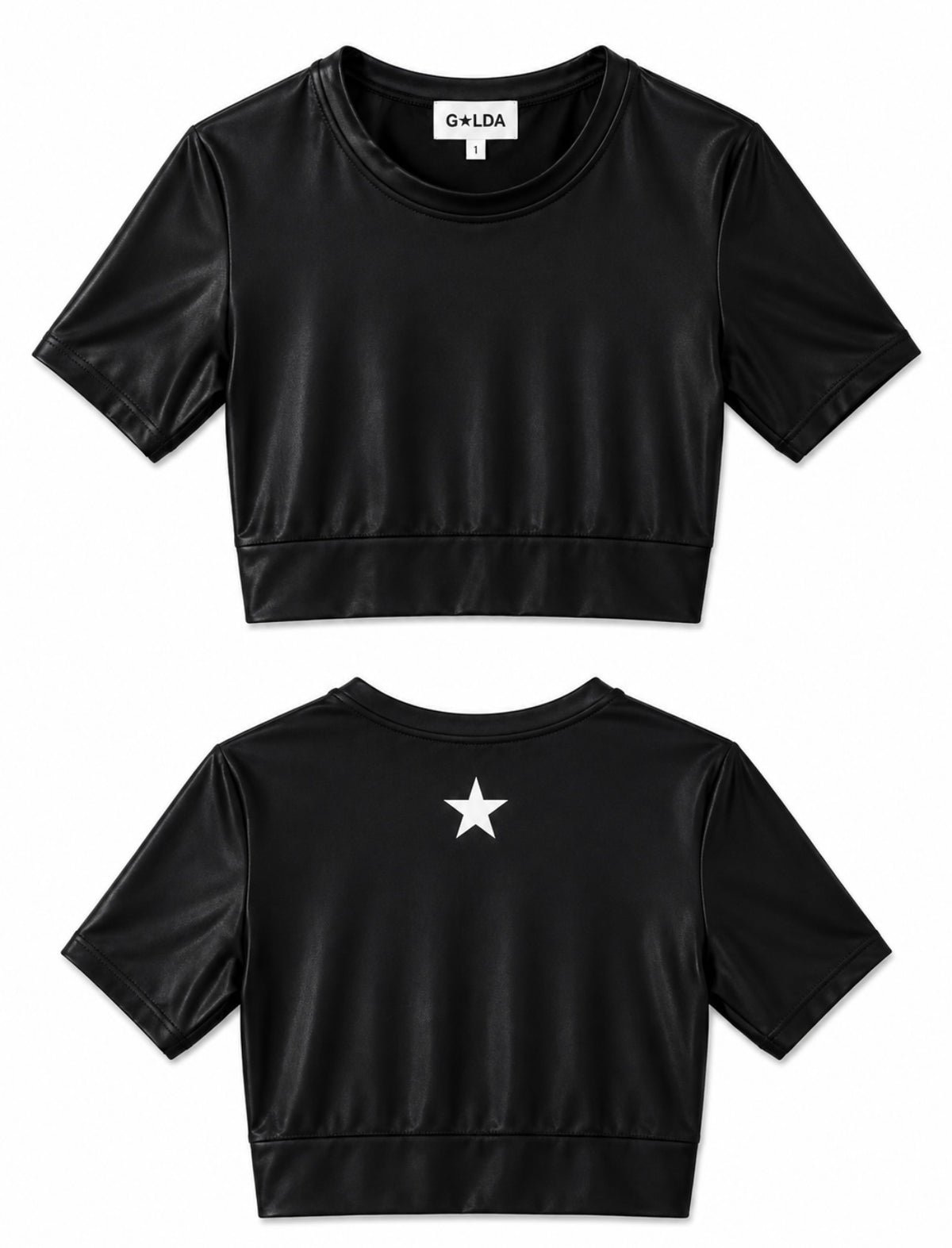 Yoga Brassière Tee-Shirt Black Mat