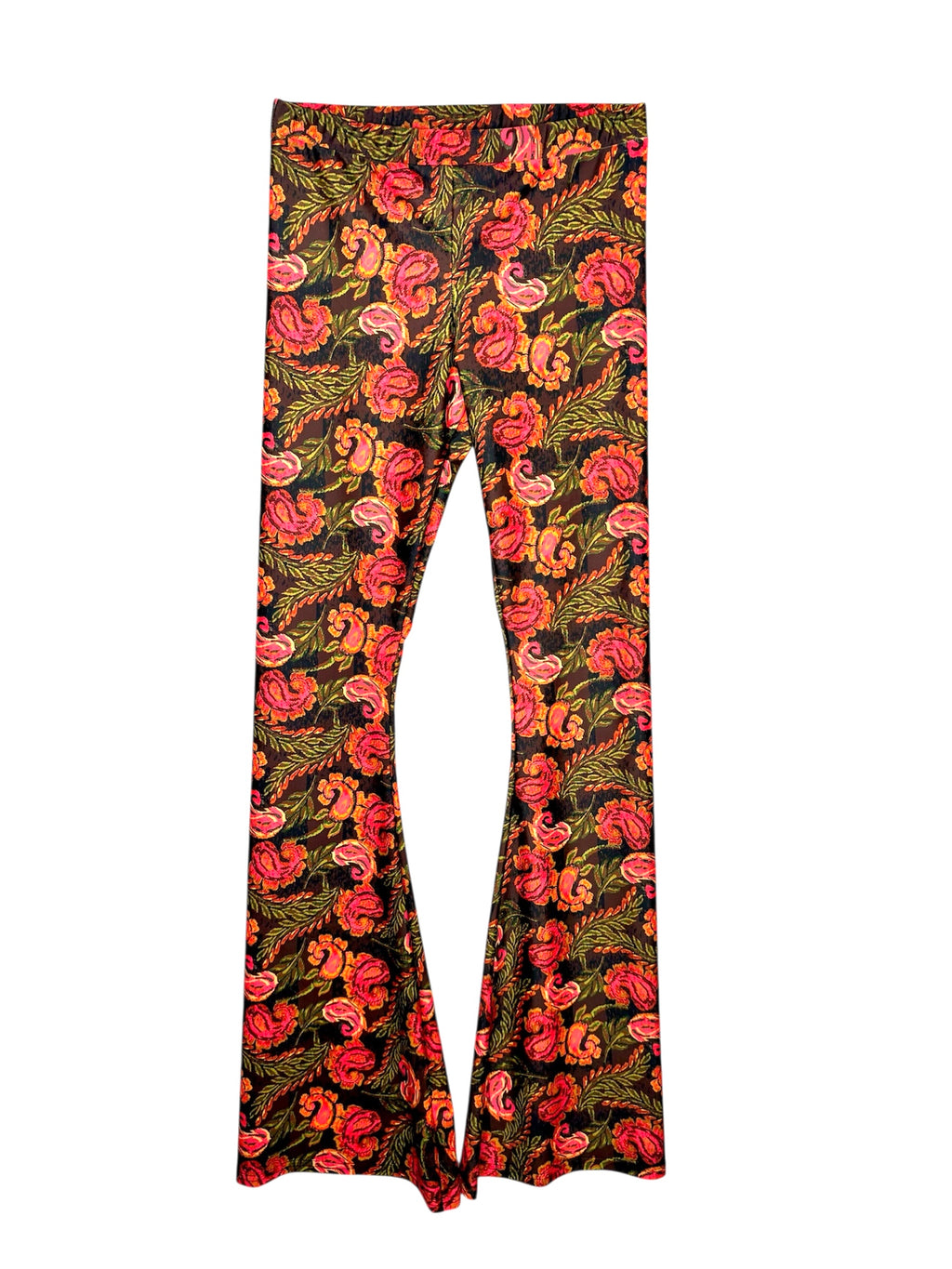 Yoga Patte d'éléphant Flowers Pink