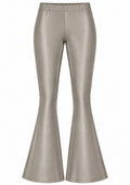 Lycra Patte d'éléphant Kaki Shiny