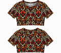Yoga Brassière Tee-Shirt Tangerine