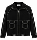 Maille Surpiqûres Black