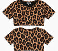 Yoga Brassière Tee-Shirt Léopard