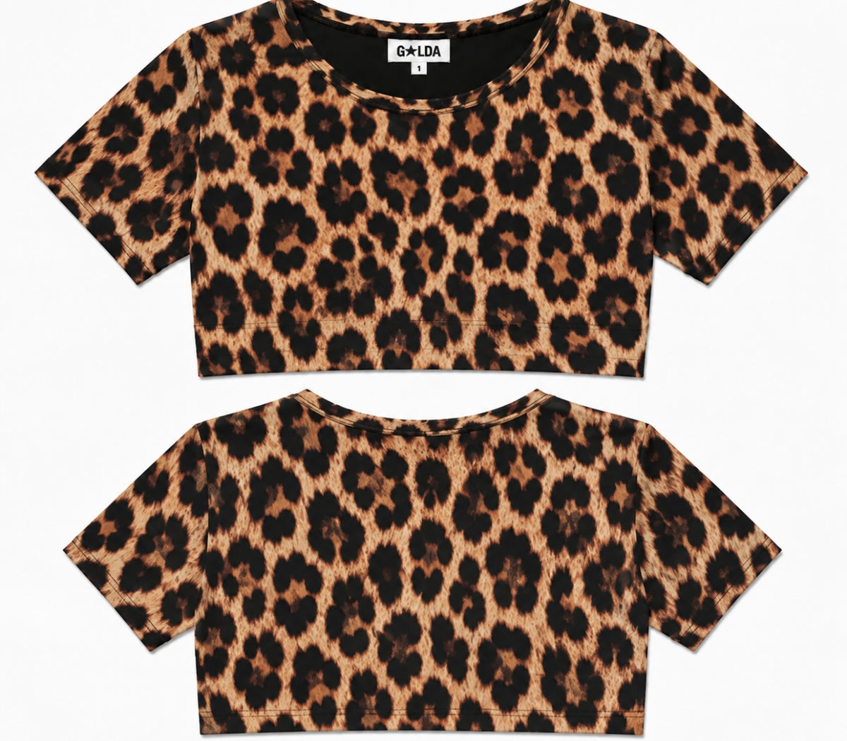 Yoga Brassière Tee-Shirt Léopard