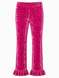 Velvet Crushed Ruffles Camelia