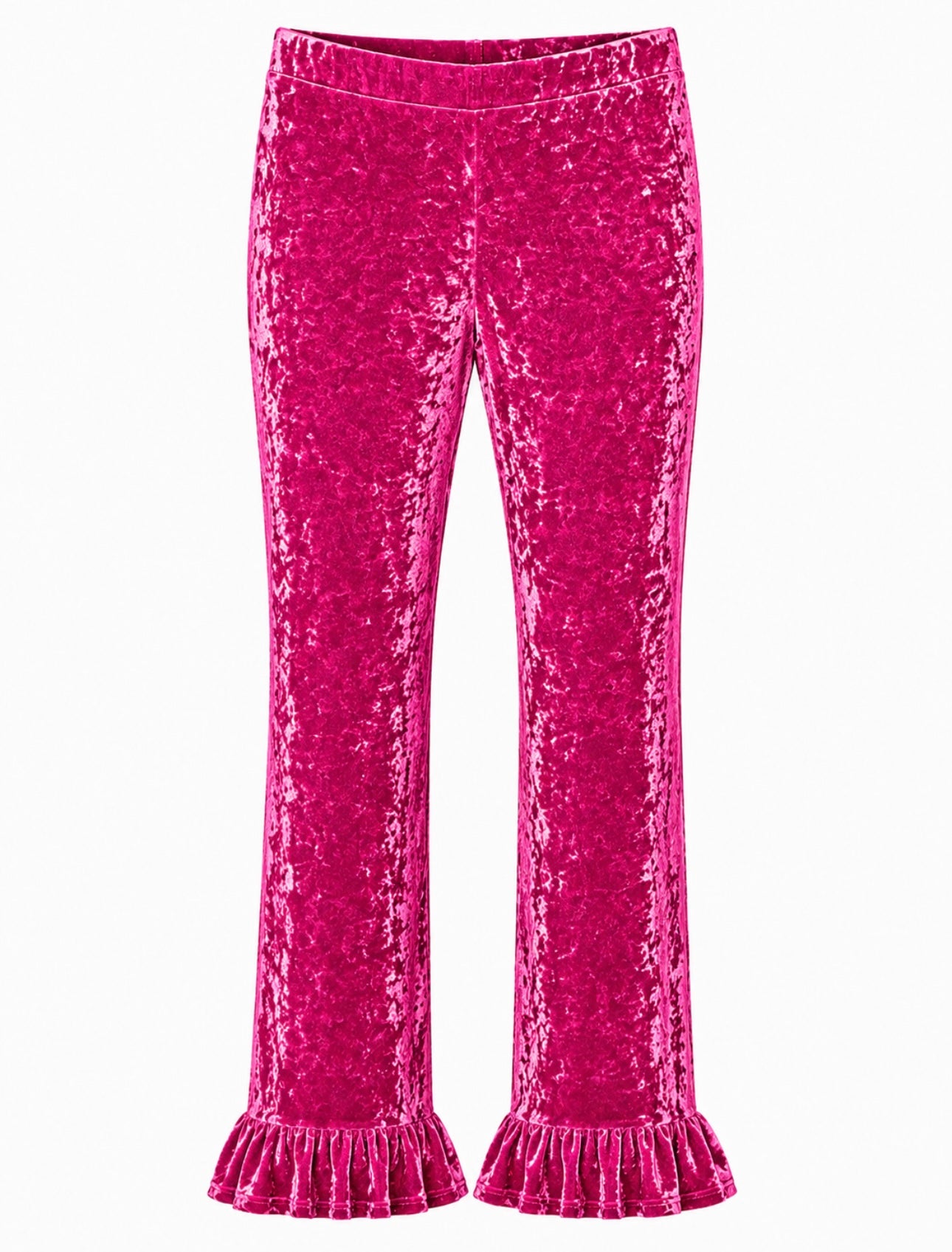 Velvet Crushed Ruffles Camelia