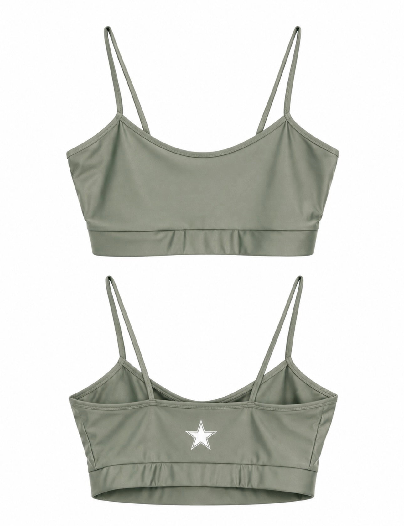 Yoga Brassière Fines Bretelles Jeep Shiny