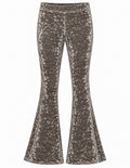 Velvet Crushed Patte d'éléphant Grey