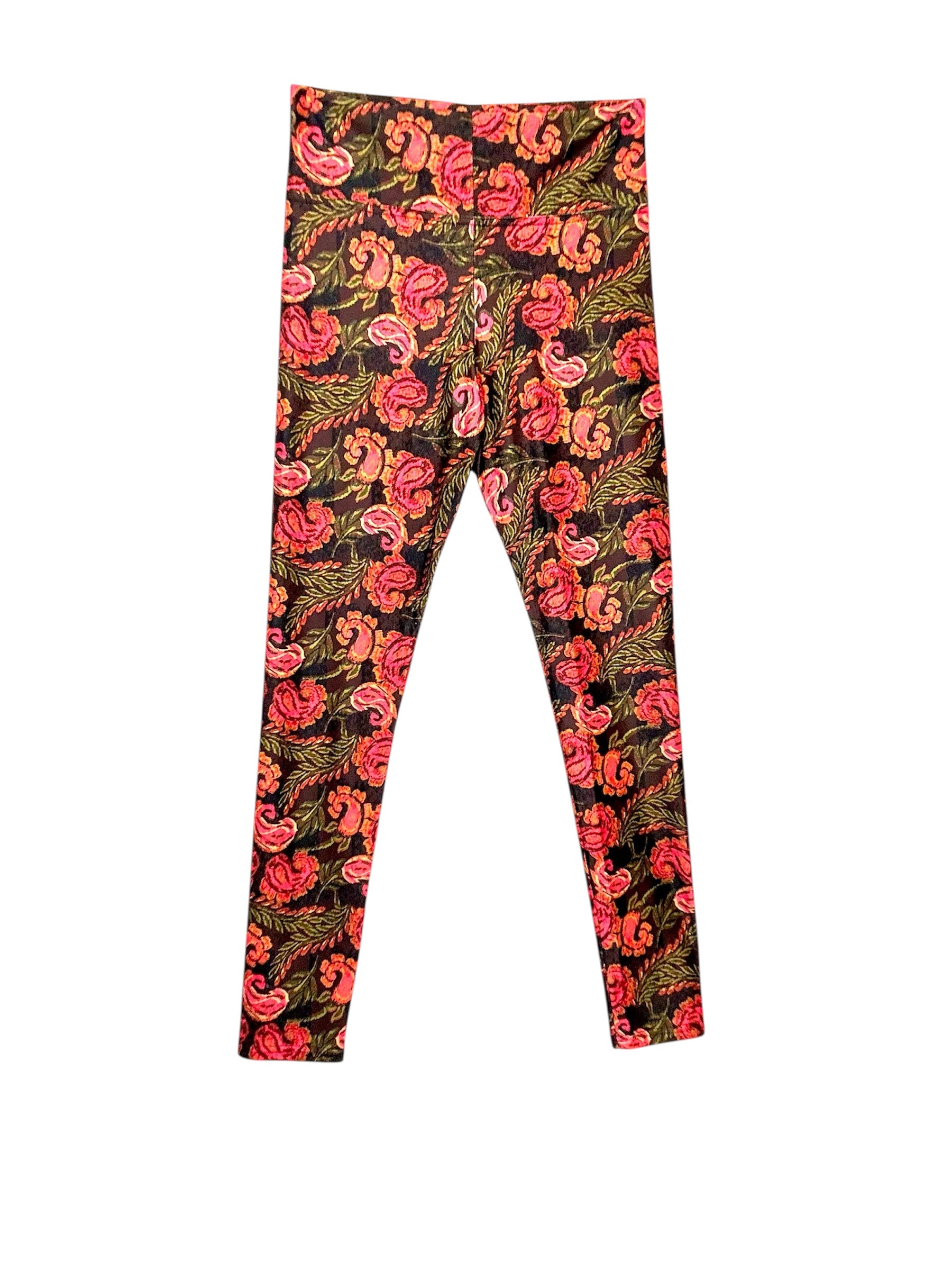 Yoga Legging Flowers Pink