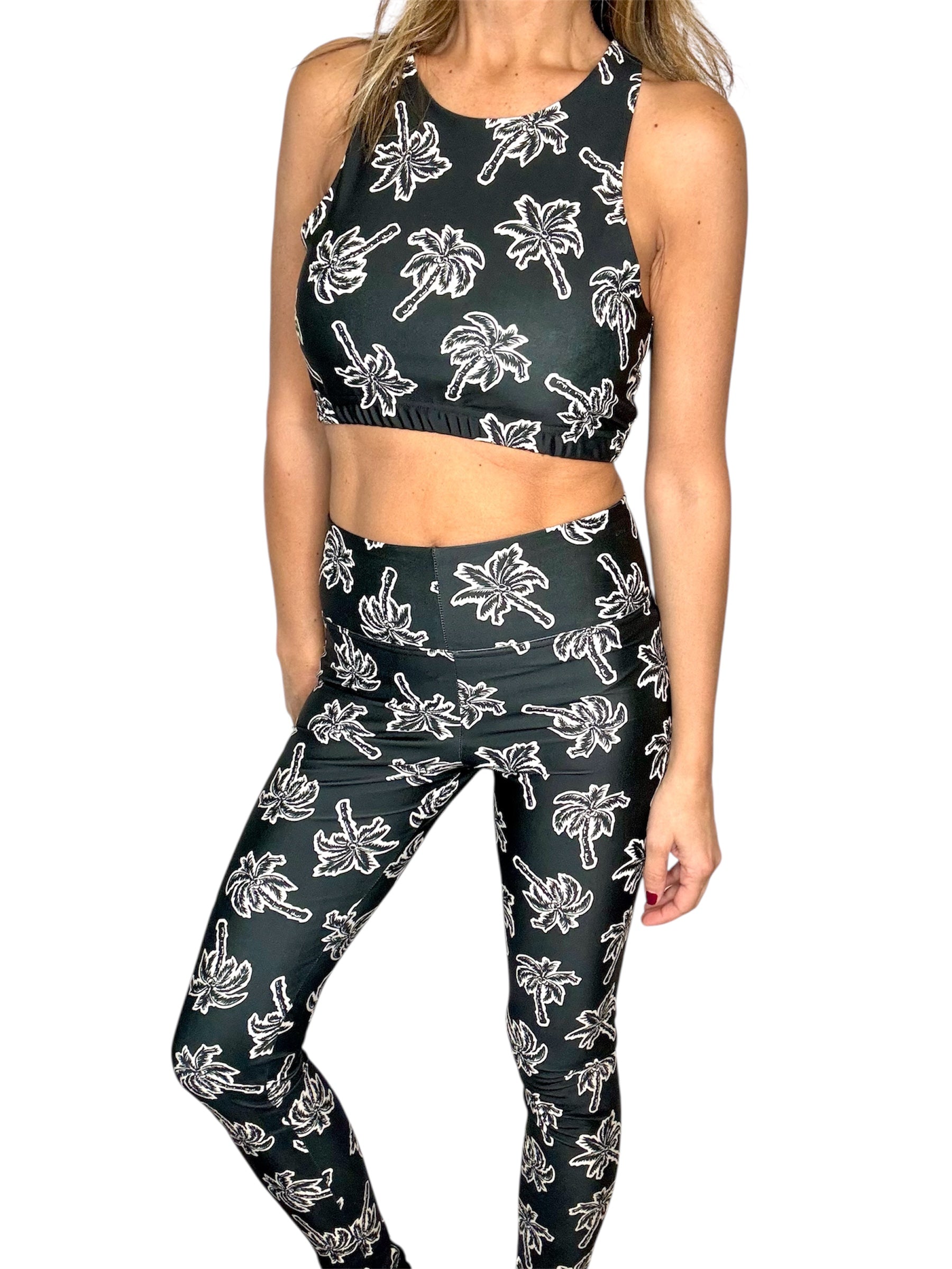 Yoga Legging Palm Black