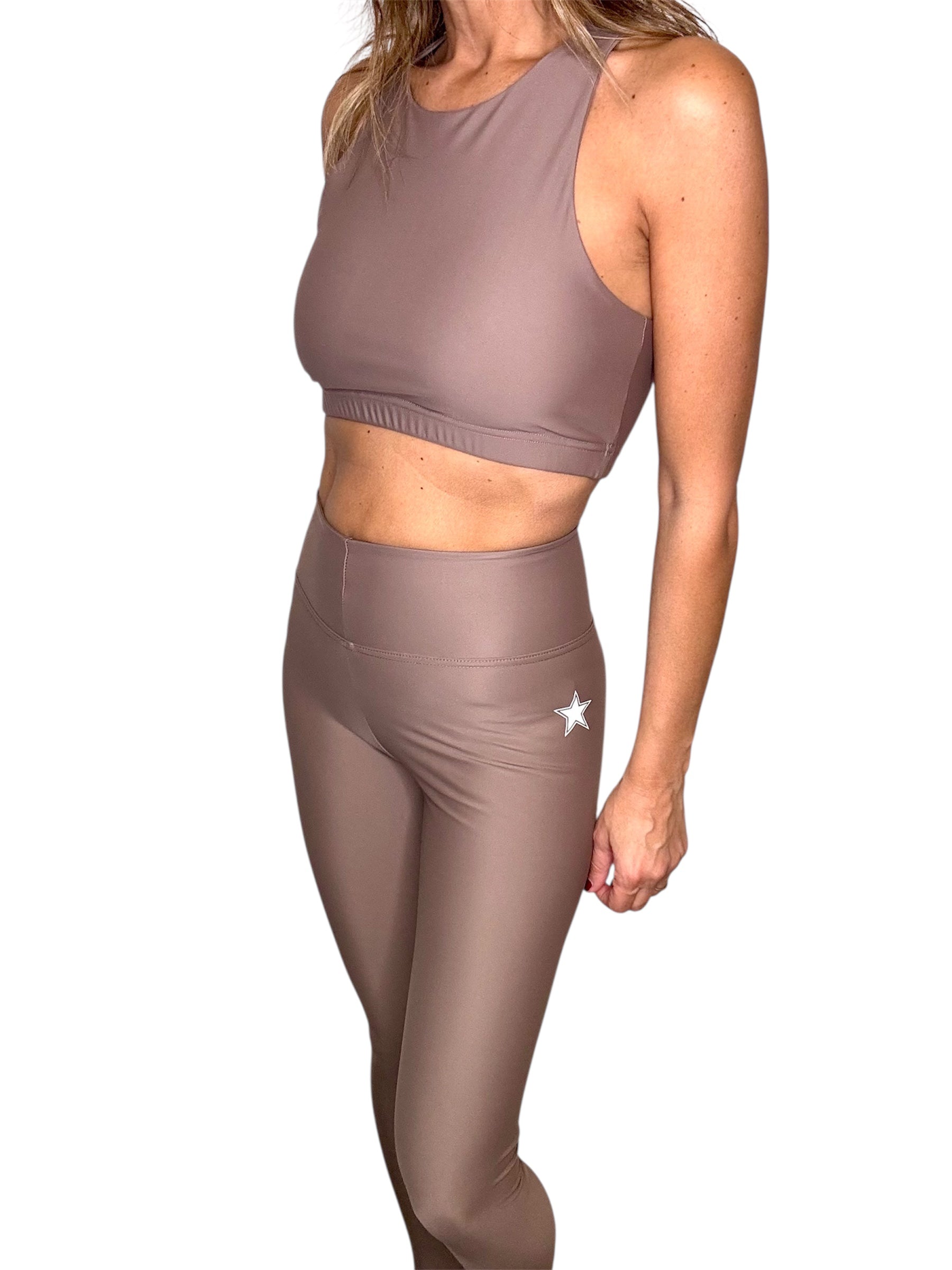 Yoga Legging Taupe Mat