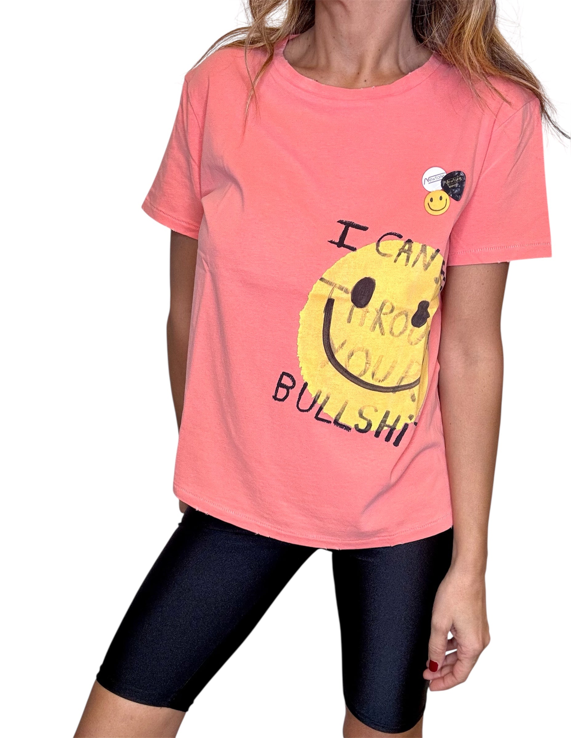 Bullshit T-Shirt Corail