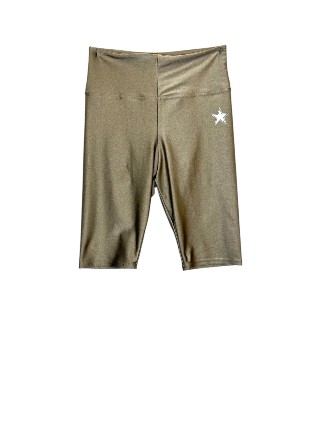 Yoga Biker Kaki Shiny