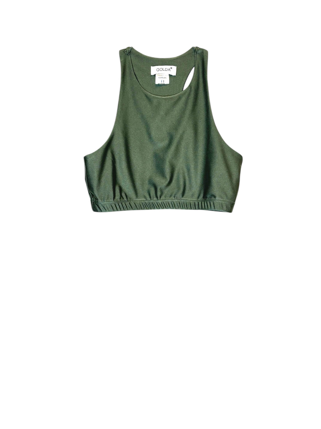 Yoga Brassière Army Shiny