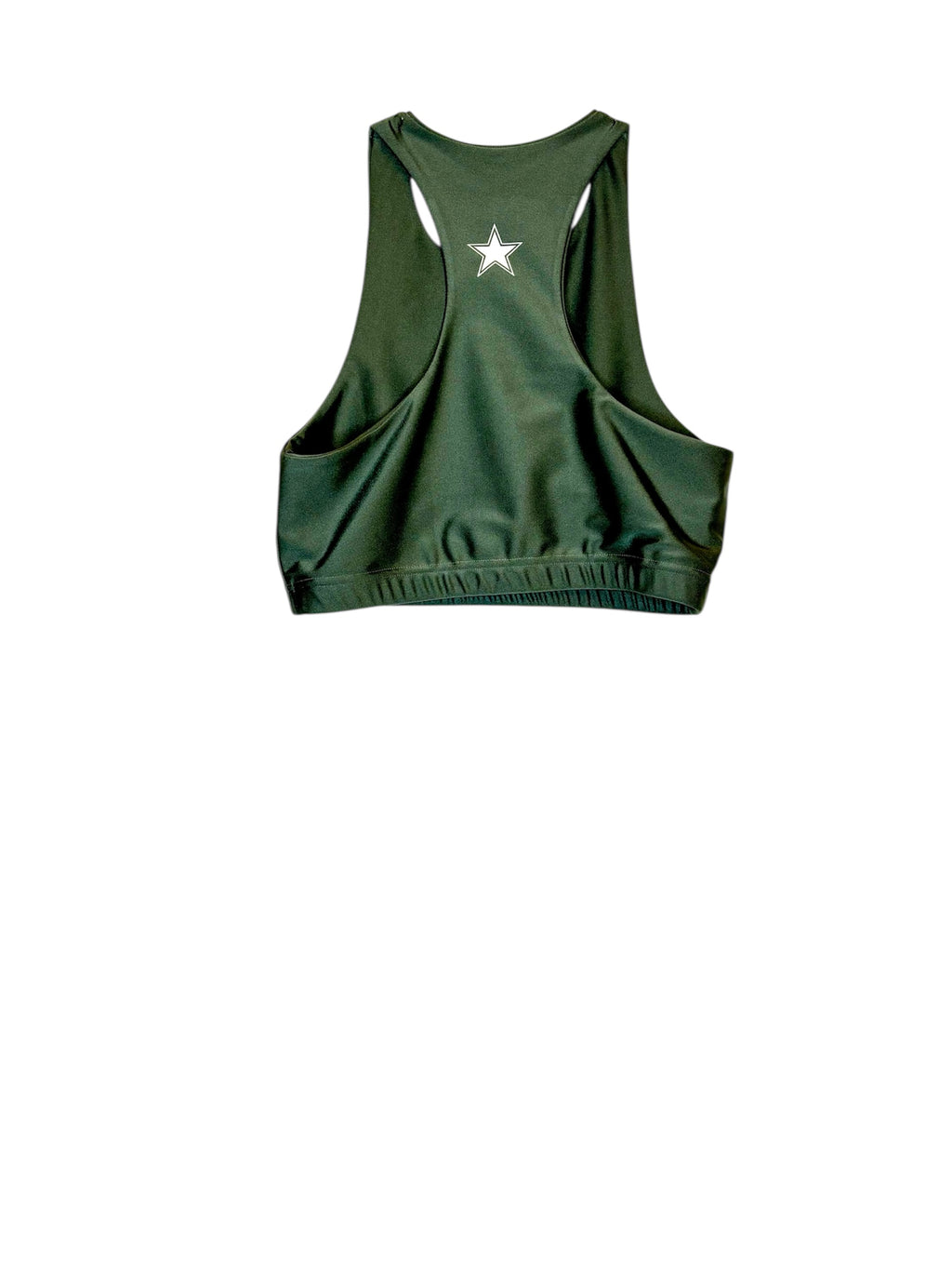 Yoga Brassière Army Shiny
