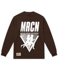 Mountains T-Shirt Brown