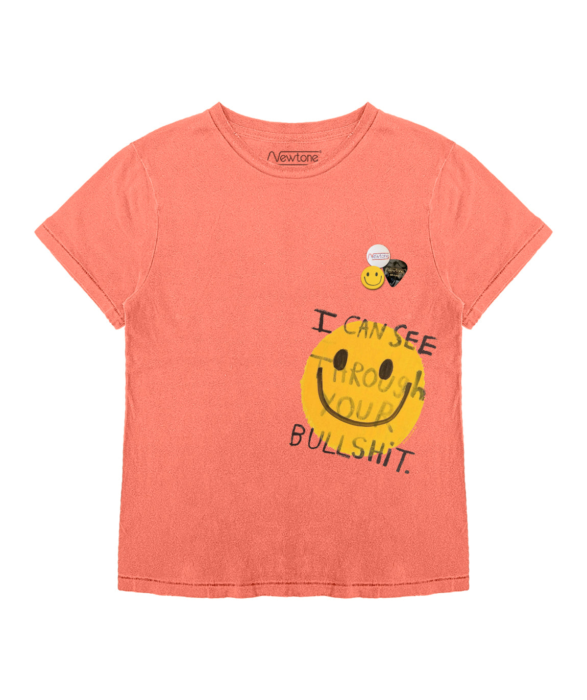 Bullshit T-Shirt Corail