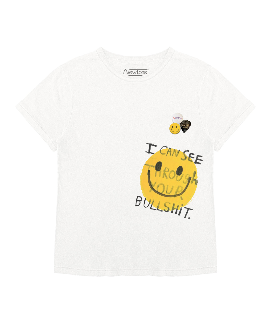 Bullshit T-Shirt Dirty White
